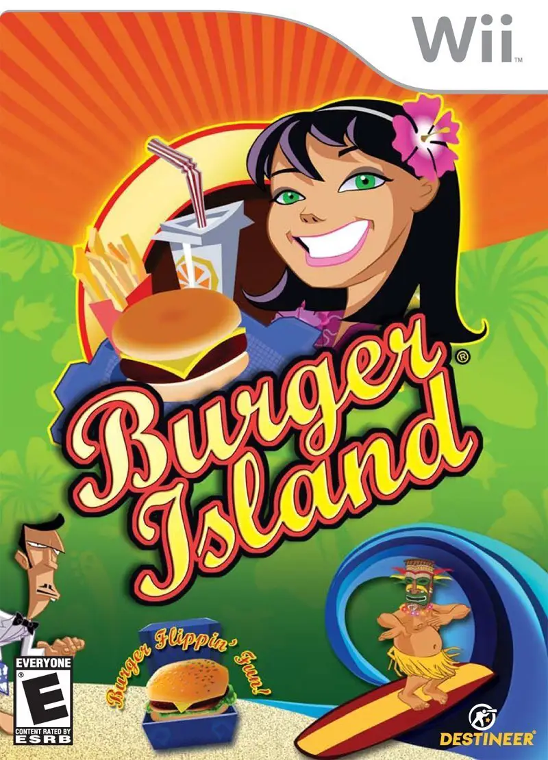 Capa de Burger Island