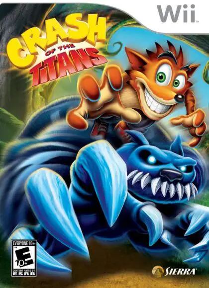 Capa de Crash of the Titans