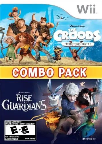 Capa de Croods: Prehistoric Party!/Rise of The Guardians (Combo Pack)
