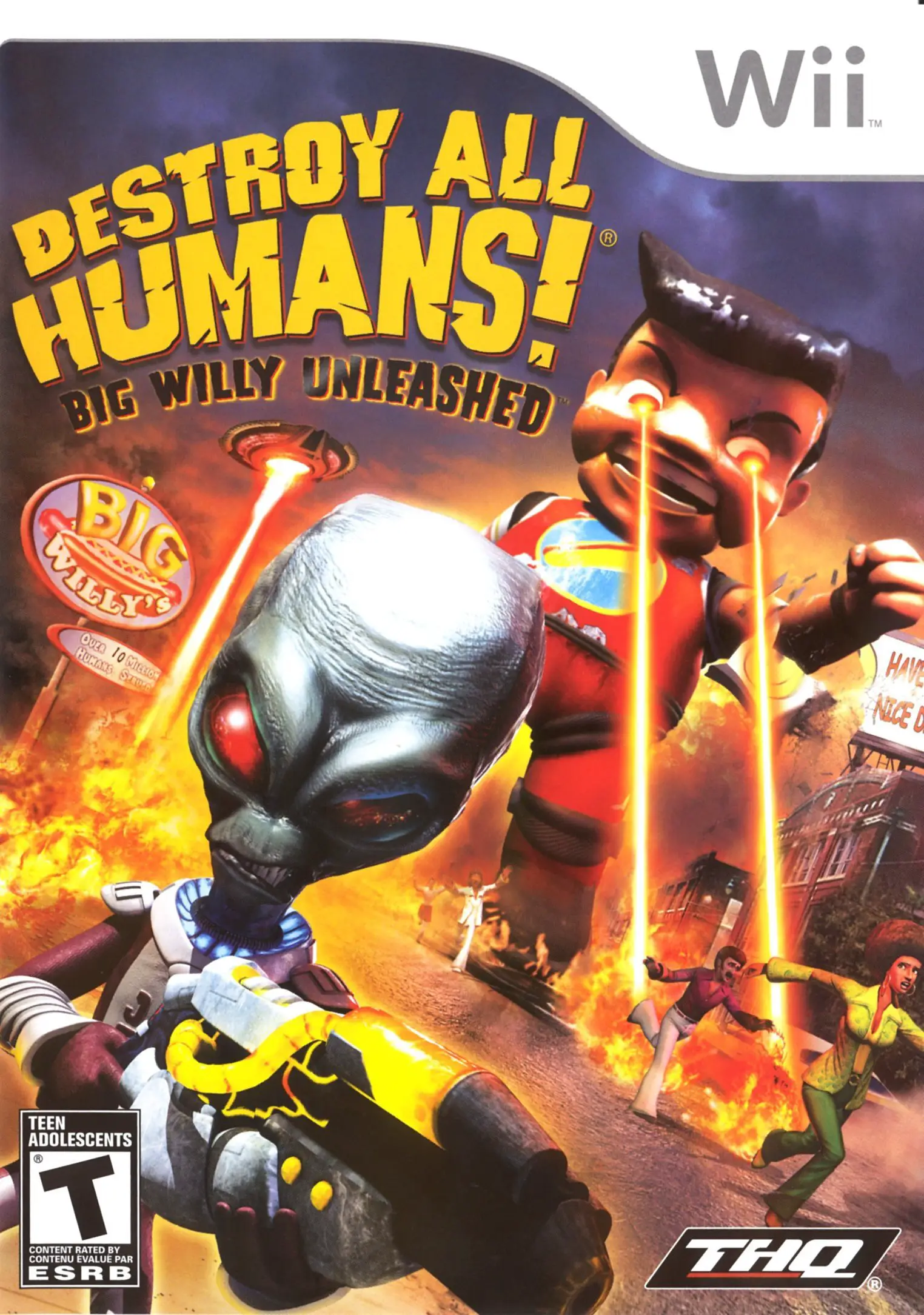 Capa de Destroy All Humans! Big Willy Unleashed