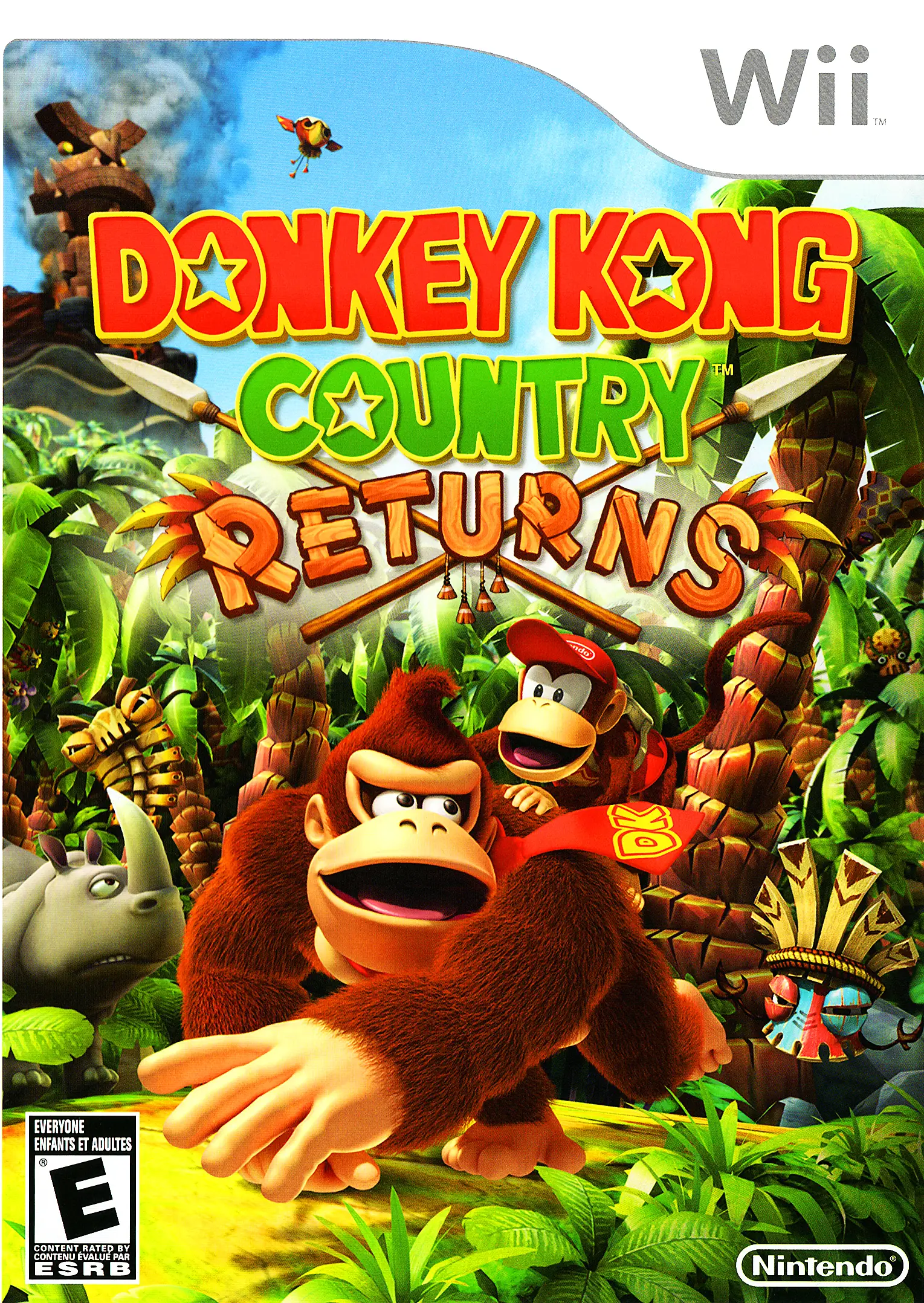 Capa de Donkey Kong Country Returns