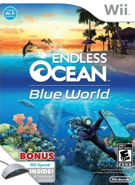 Capa de Endless Ocean: Blue World with Bonus Wii Speak