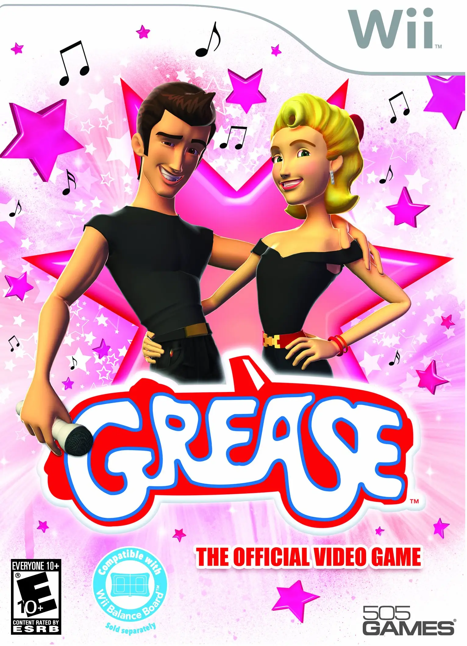 Capa de Grease: The Official Video Game
