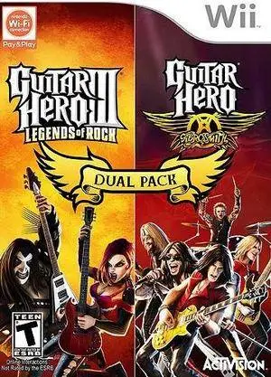 Capa de Guitar Hero III Guitar Hero Aerosmith Dual Pack