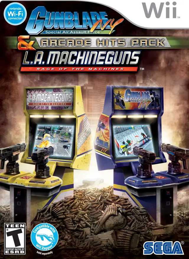 Capa de Gunblade NY & L.A. Machineguns Arcade Hits Pack