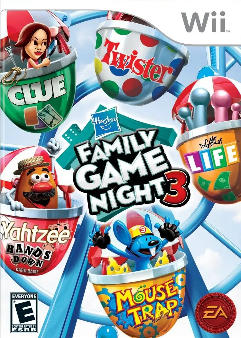 Capa de Hasbro Family Game Night 3