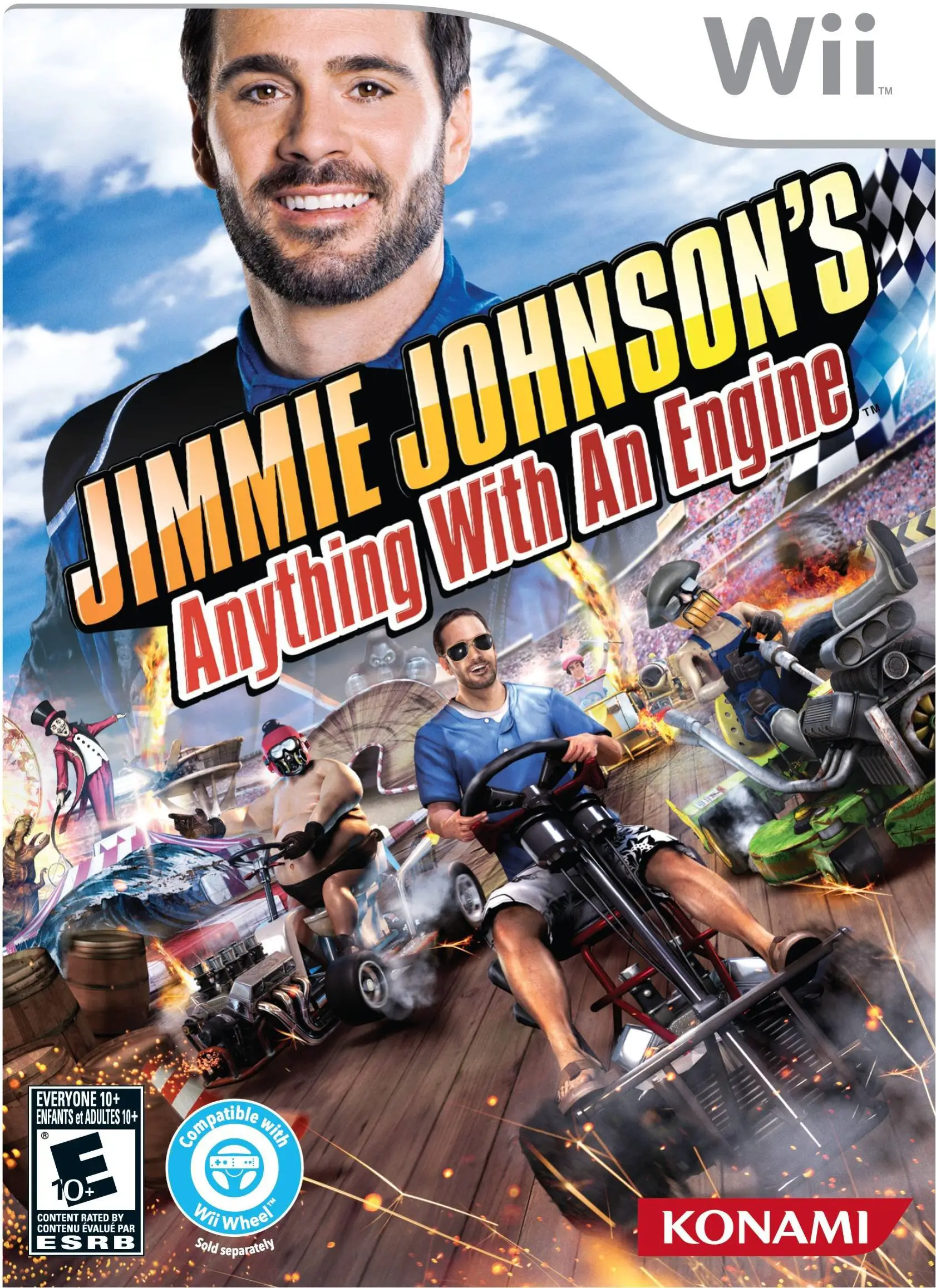 Capa de Jimmie Johnson's Anything with an Engine