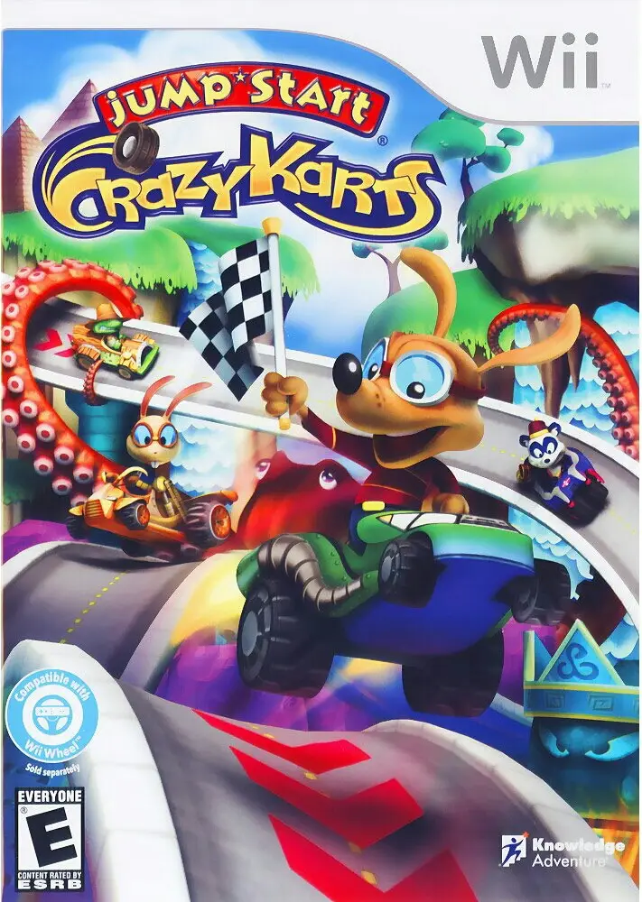 Capa de JumpStart Crazy Karts