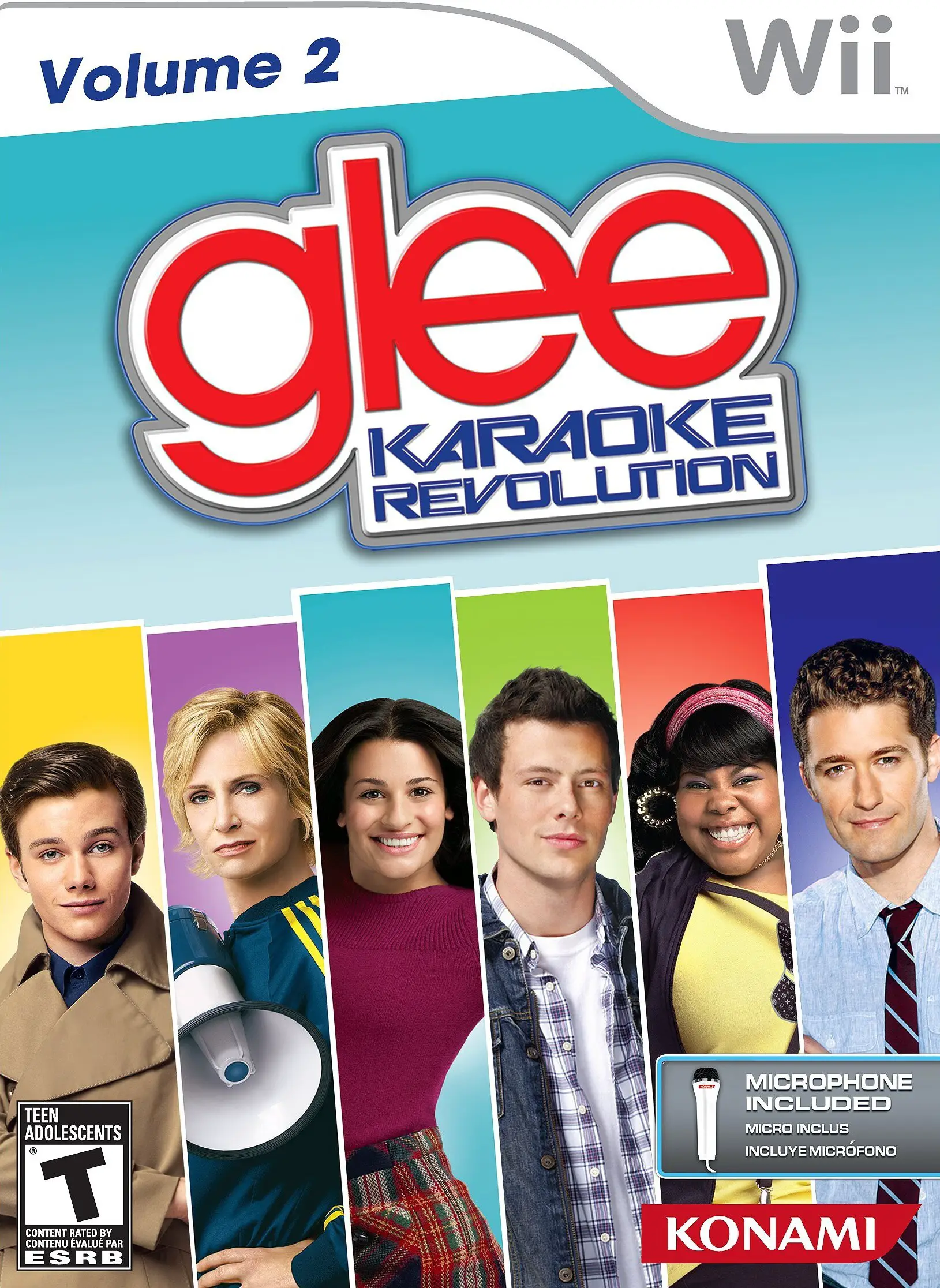 Capa de Karaoke Revolution Glee: Volume 2