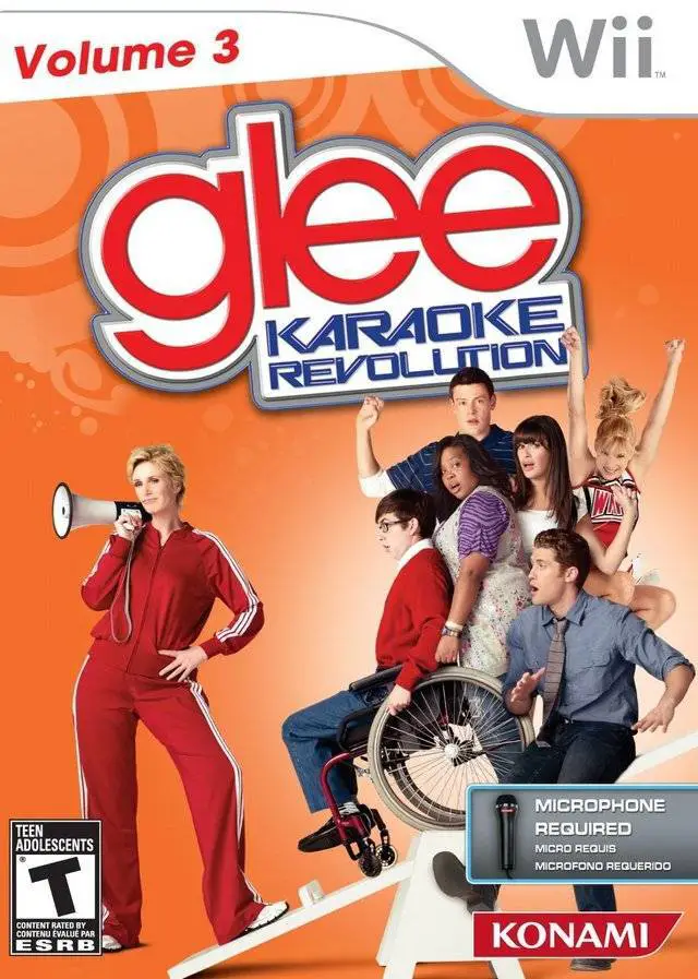 Capa de Karaoke Revolution Glee: Volume 3