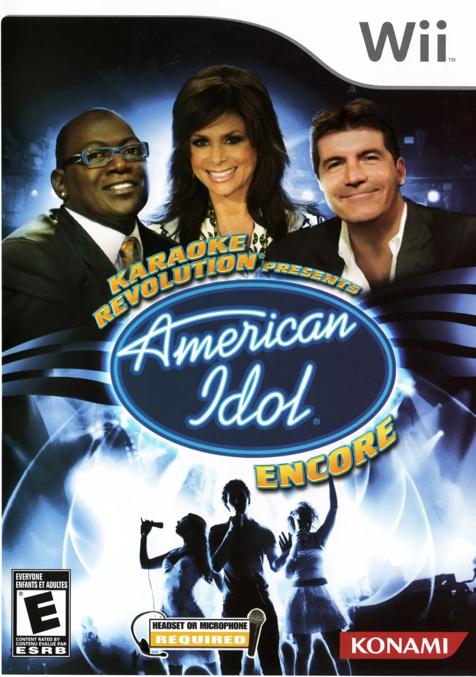 Capa de Karaoke Revolution Presents: American Idol Encore