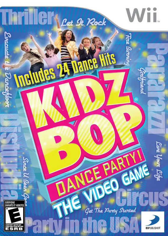 Capa de Kidz Bop Dance Party! The Video Game