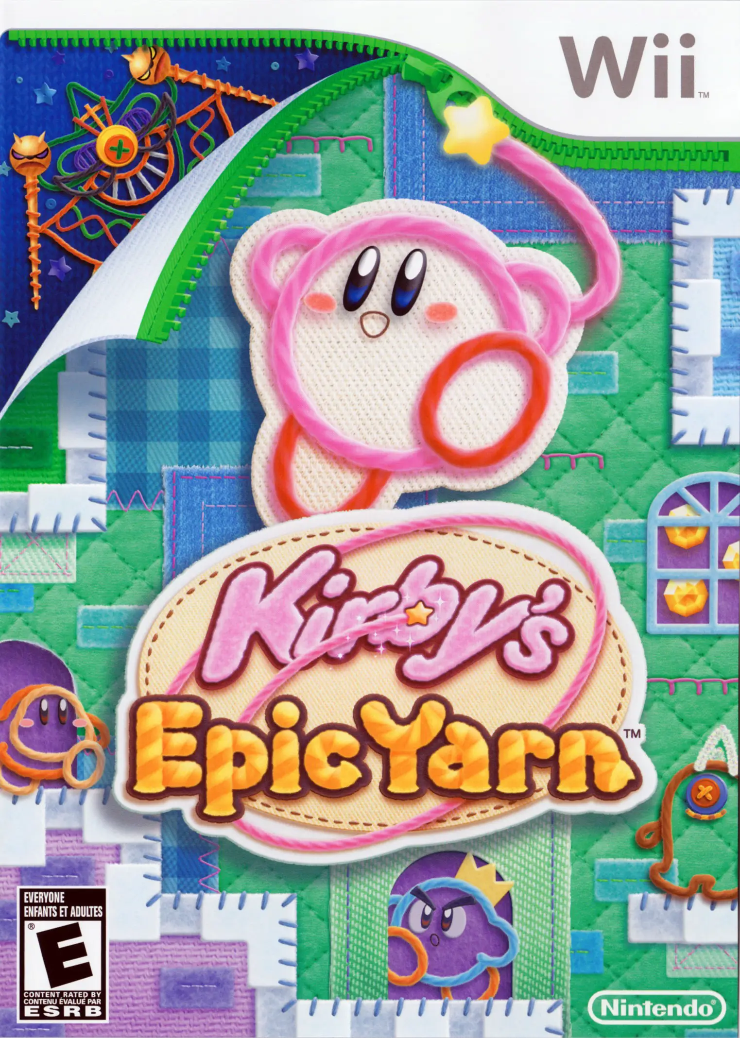 Capa de Kirby's Epic Yarn