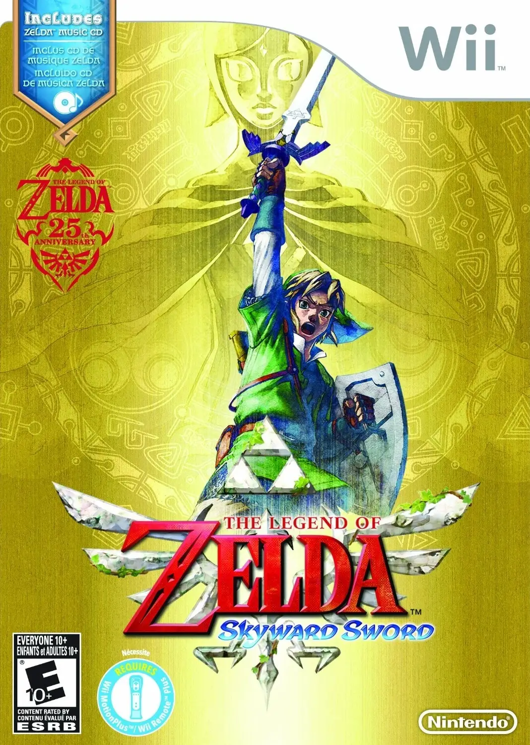 Capa de Legend of Zelda: Skyward Sword [Music CD Bundle]
