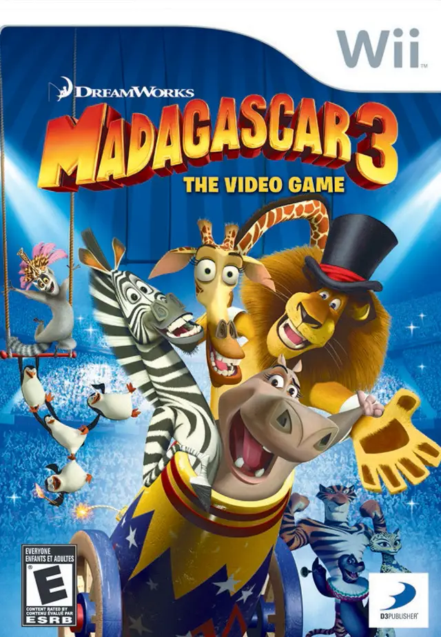 Capa de Madagascar 3: The Video Game