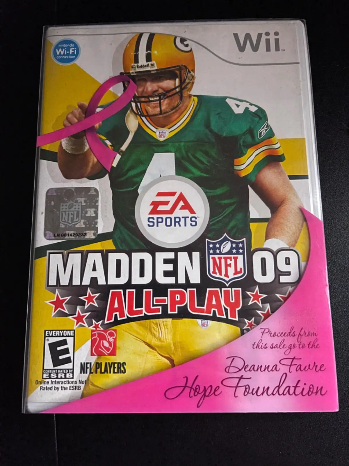 Capa de Madden NFL 09 All-Play [Breast Cancer Awareness Slipcover Variant]