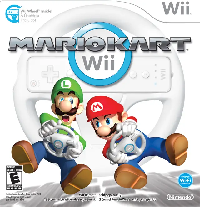 Capa de Mario Kart Wii [Wii Wheel Bundle]