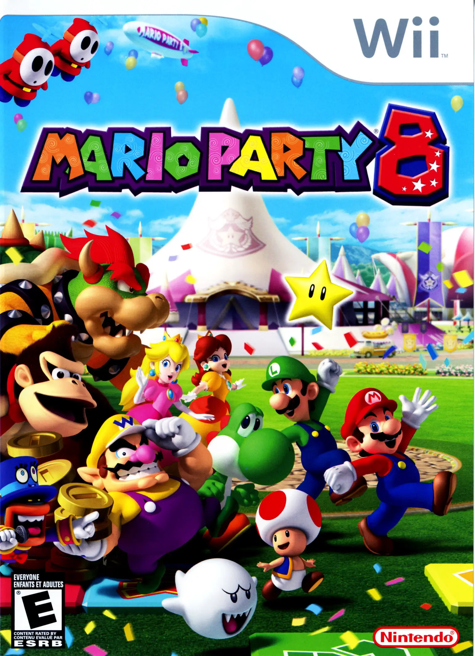 Capa de Mario Party 8
