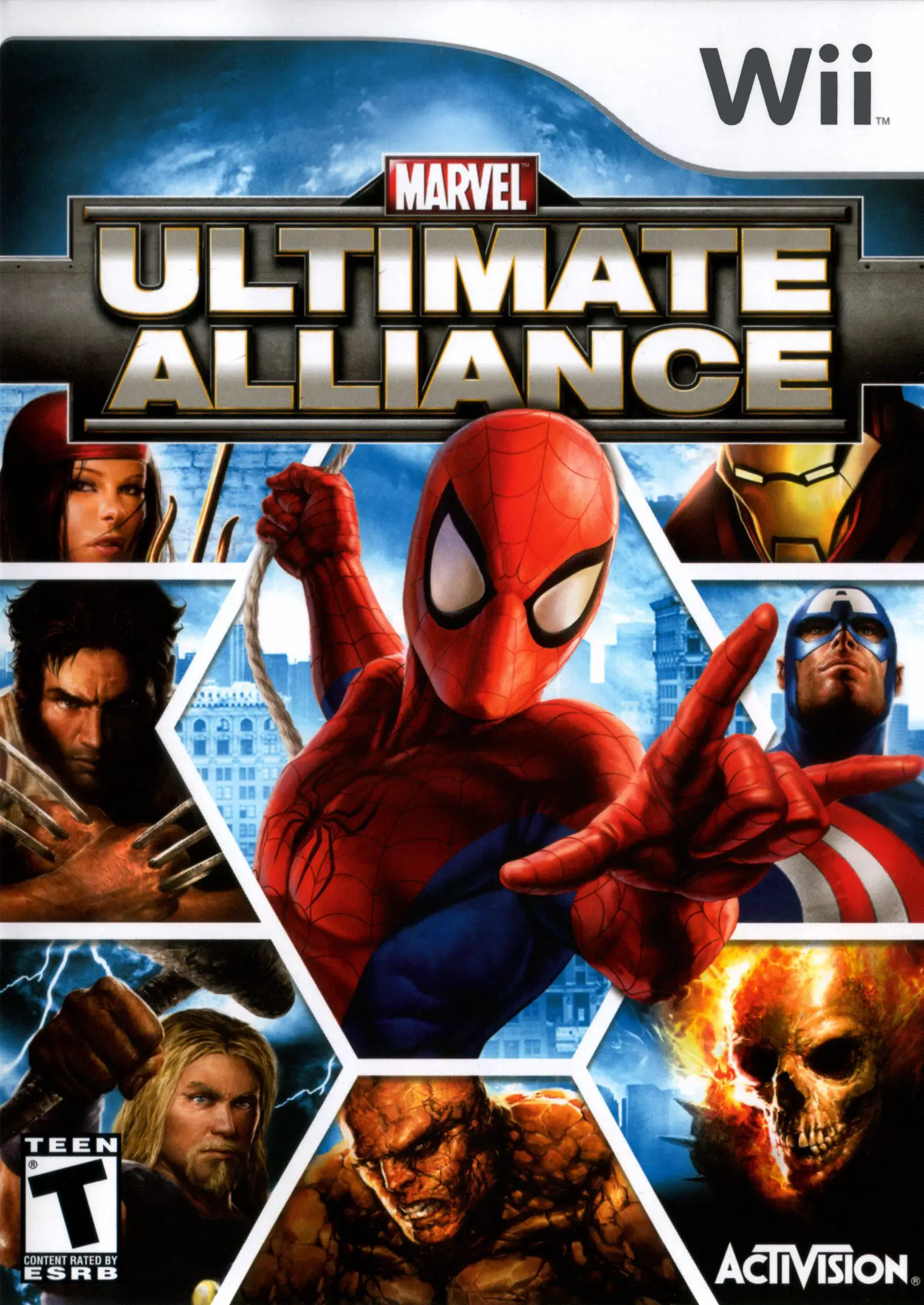 Capa de Marvel: Ultimate Alliance