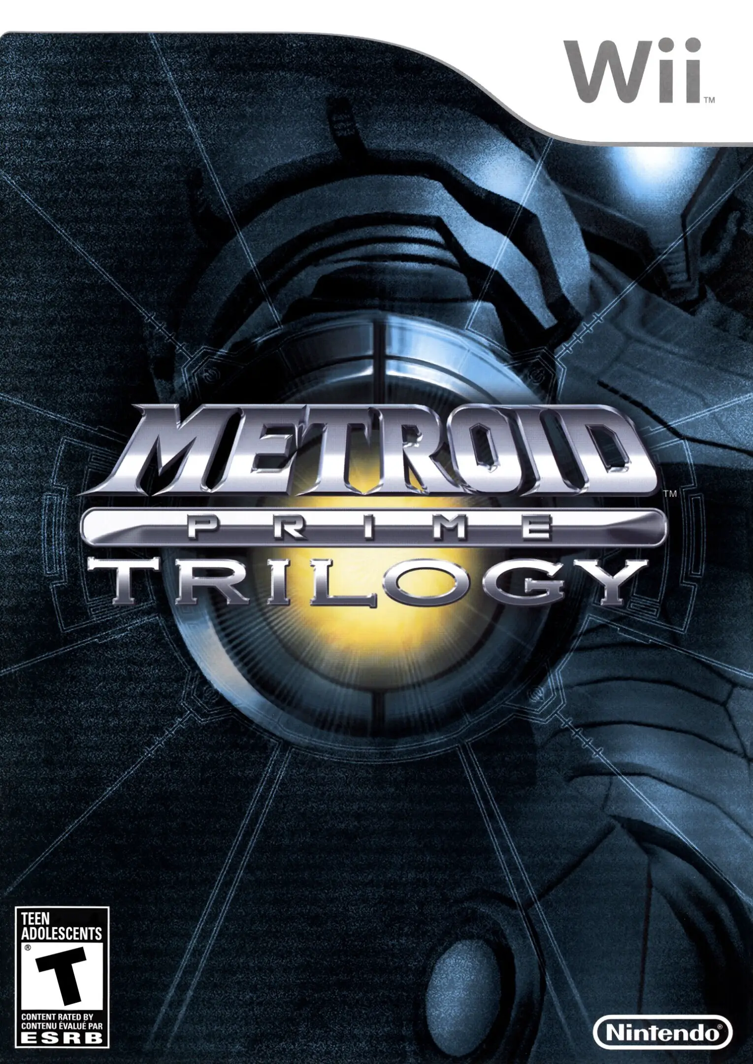 Capa de Metroid Prime: Trilogy