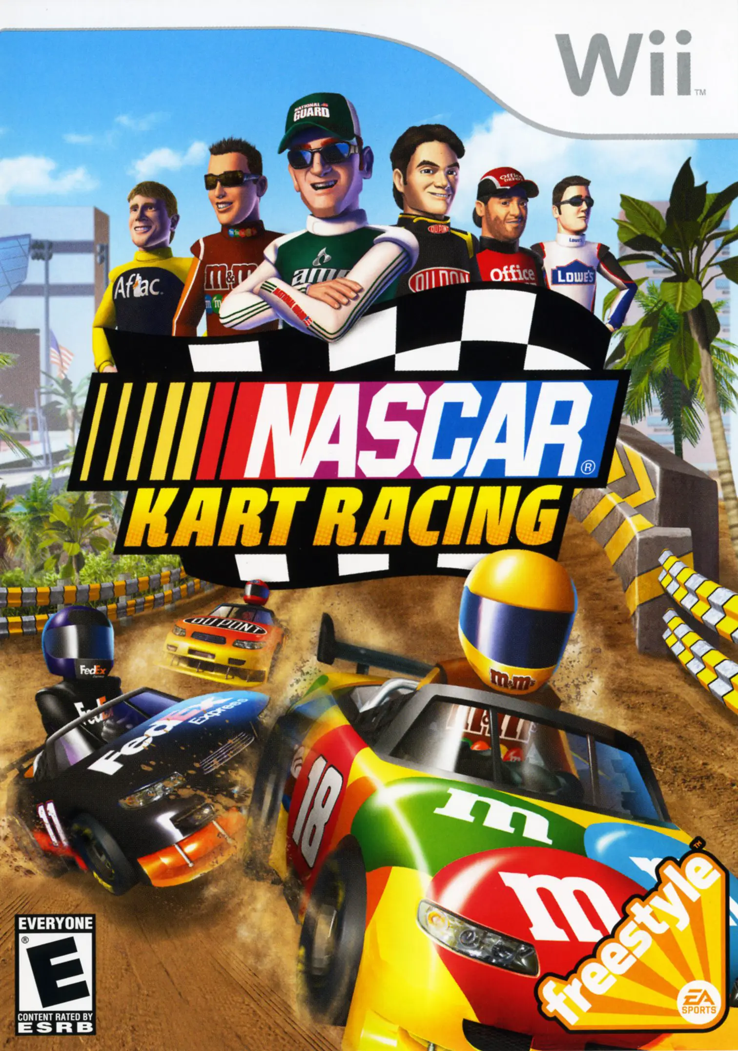 Capa de NASCAR Kart Racing
