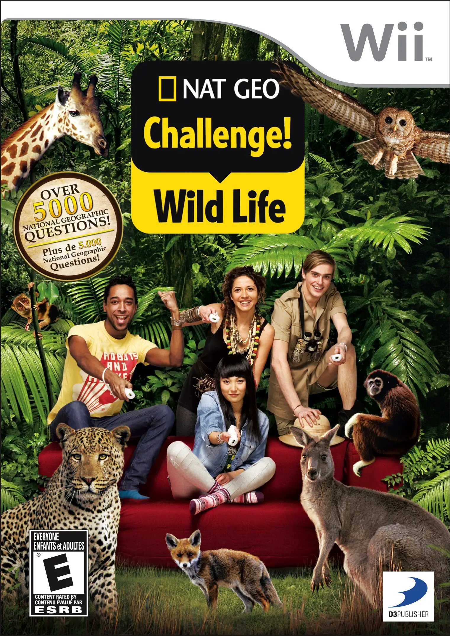 Capa de Nat Geo Challenge! Wild Life