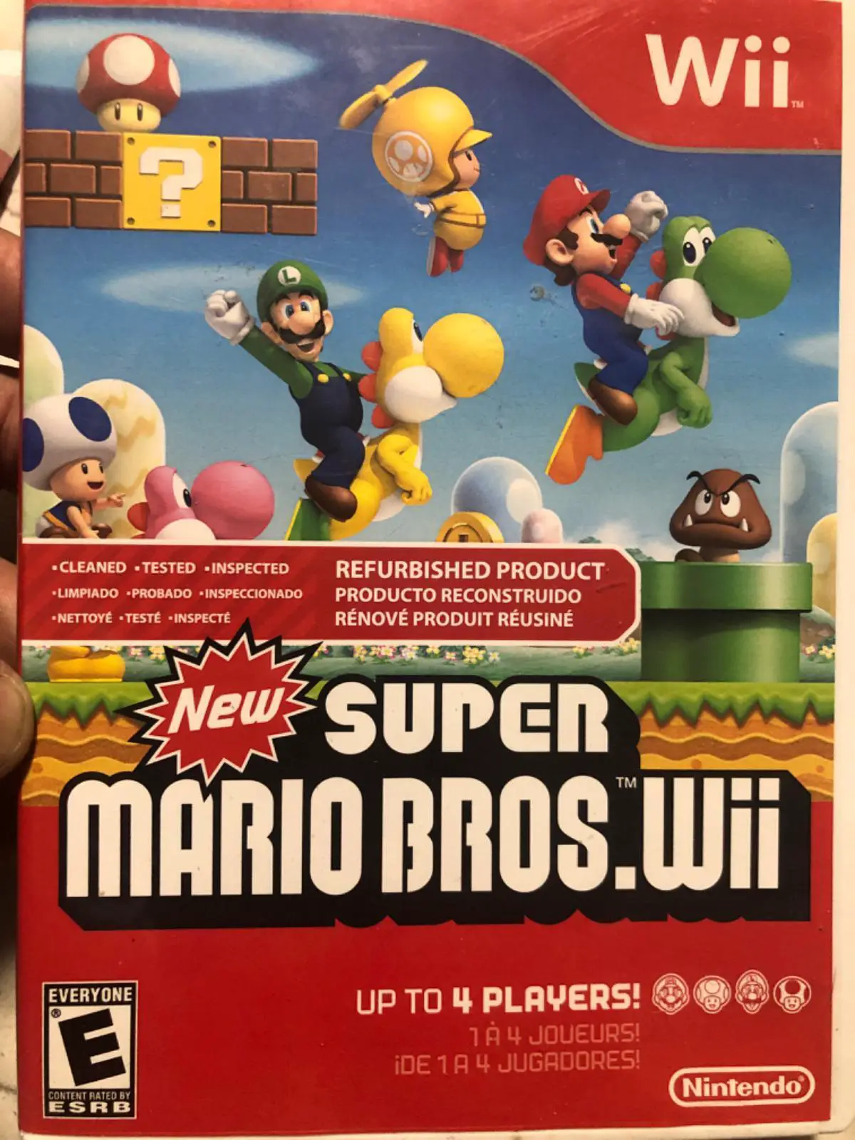 Capa de New Super Mario Bros. Wii [Refurbished]