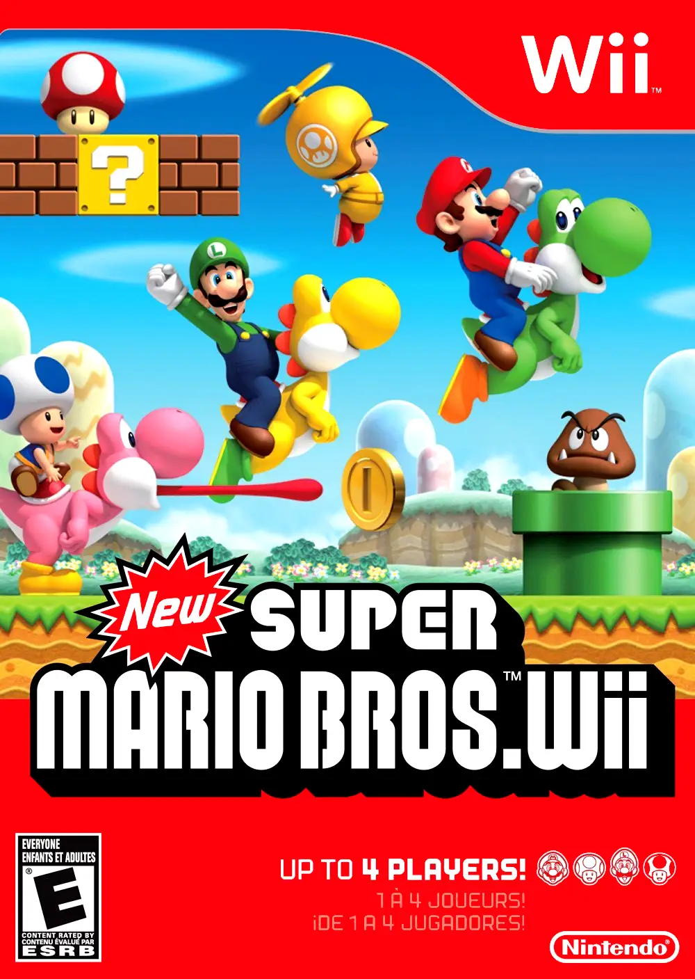 Capa de New Super Mario Bros. Wii