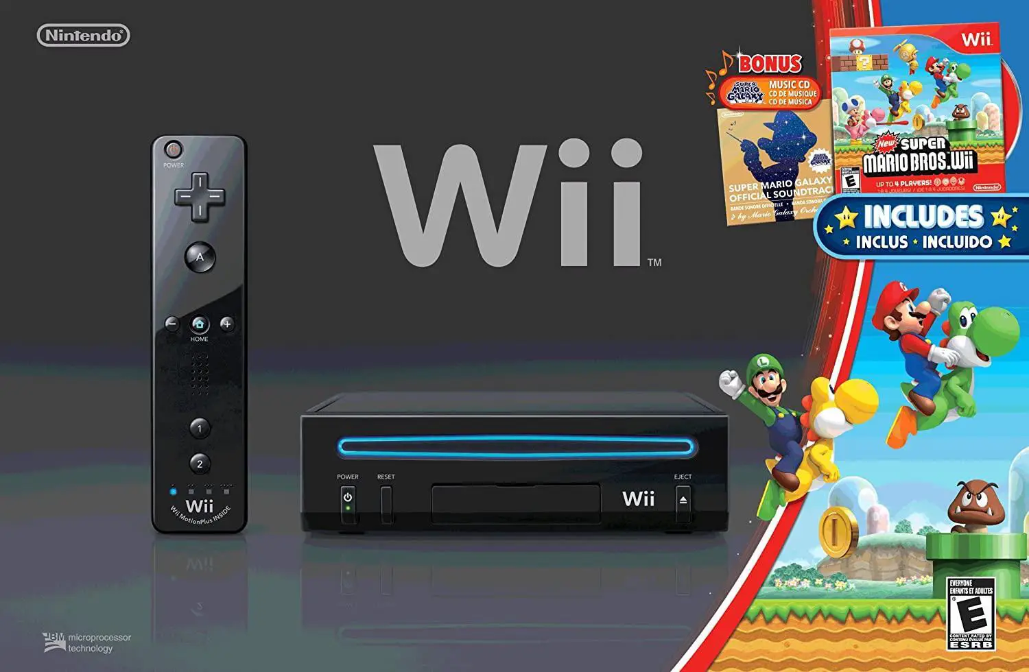 Capa de Nintendo Wii Family Edition [New Super Mario Bros. Wii Bundle]