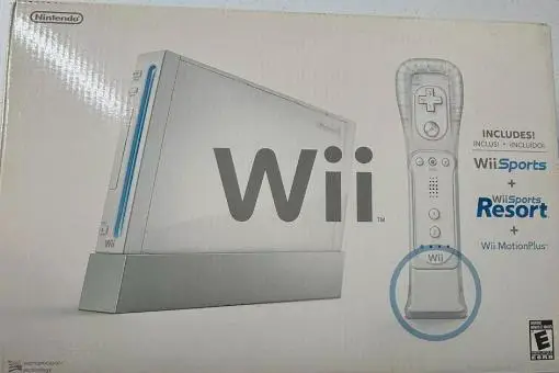 Capa de Nintendo Wii System [Wii Sports Pack + MotionPlus Bundle]
