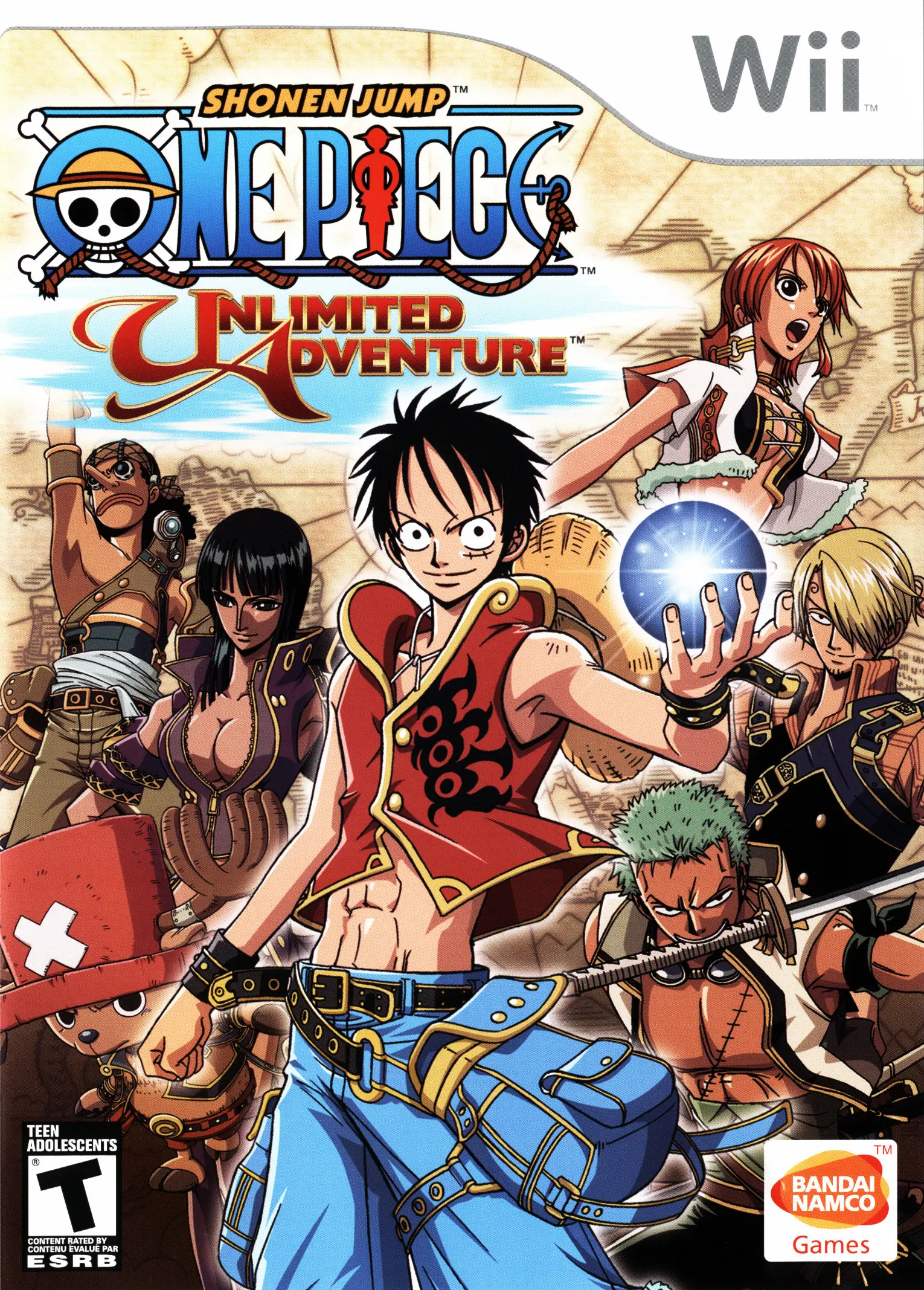 Capa de One Piece: Unlimited Adventure