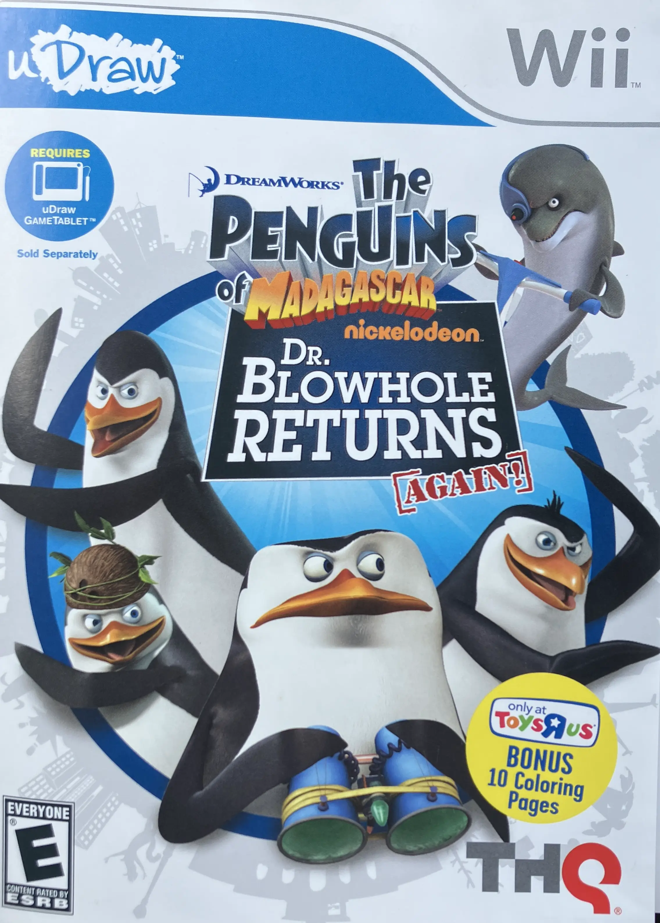 Capa de Penguins of Madagascar: Dr. Blowhole Returns - Again! [Toys R Us Exclusive]