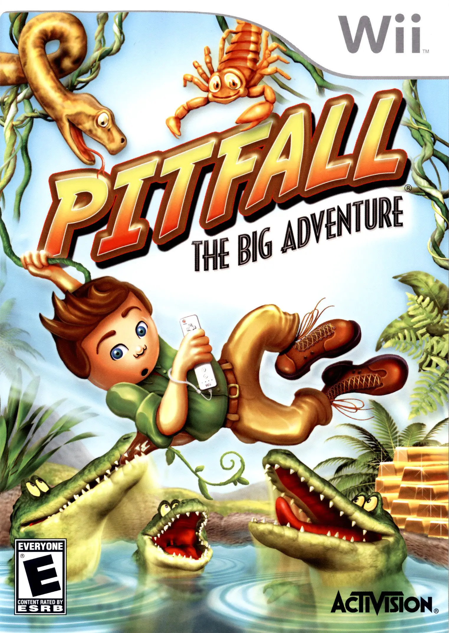 Capa de Pitfall: The Big Adventure