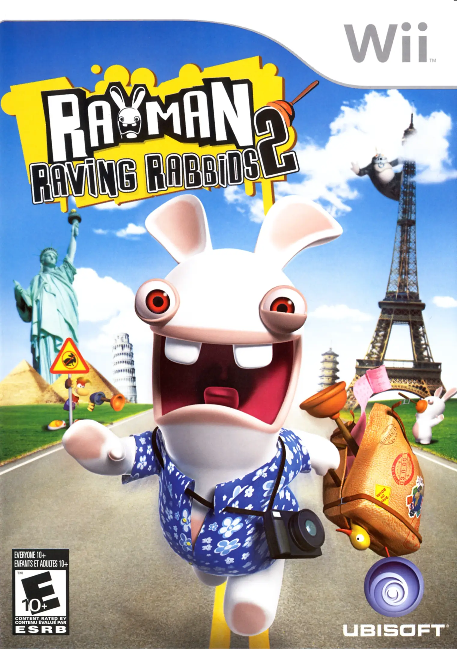 Capa de Rayman Raving Rabbids 2