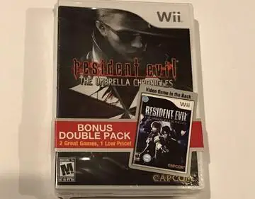 Capa de Resident Evil The Umbrella Chronicles & Darkside Chronicles (Double Pack)