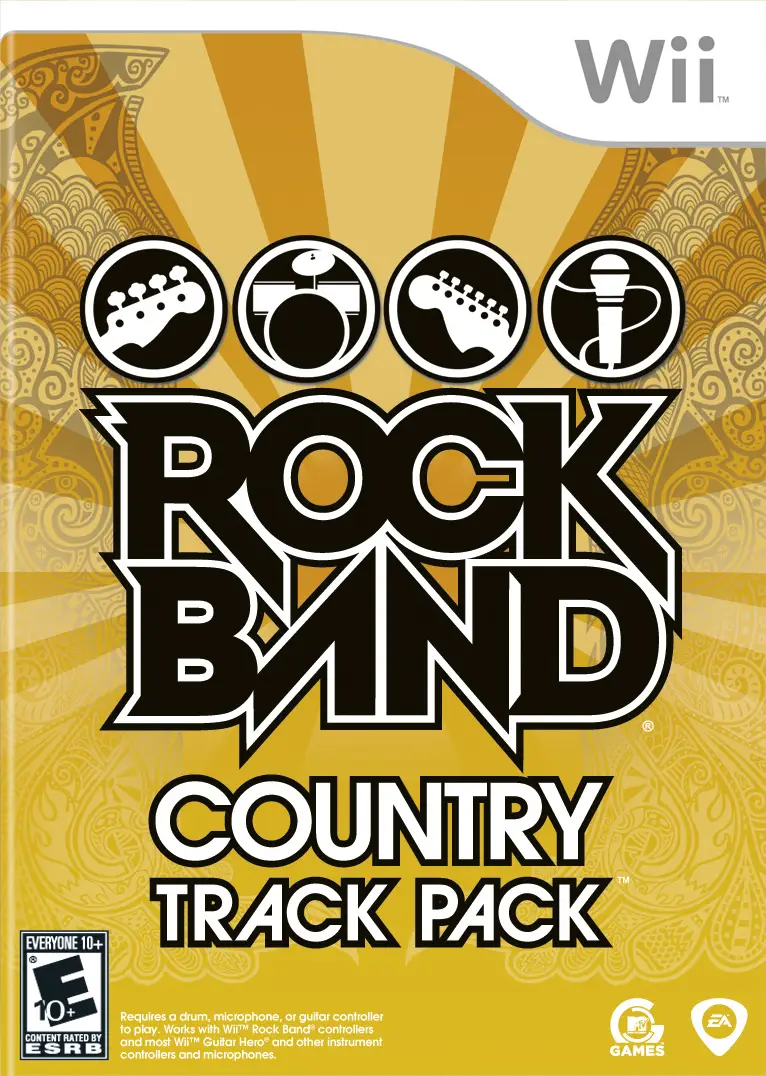 Capa de Rock Band Country Track Pack