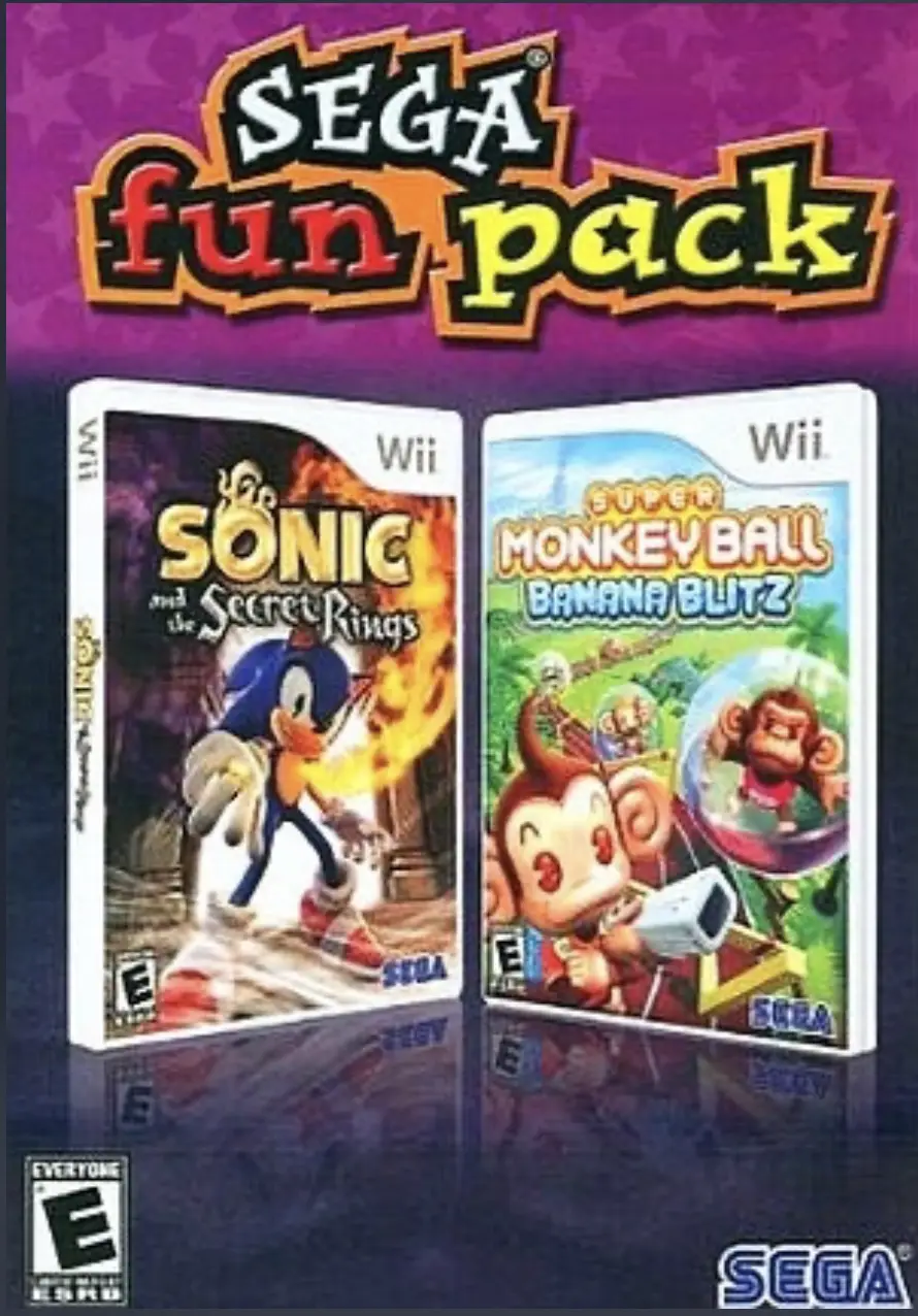 Capa de Sega Fun Pack: Sonic And The Secret Rings / Monkey Ball Banana Blitz