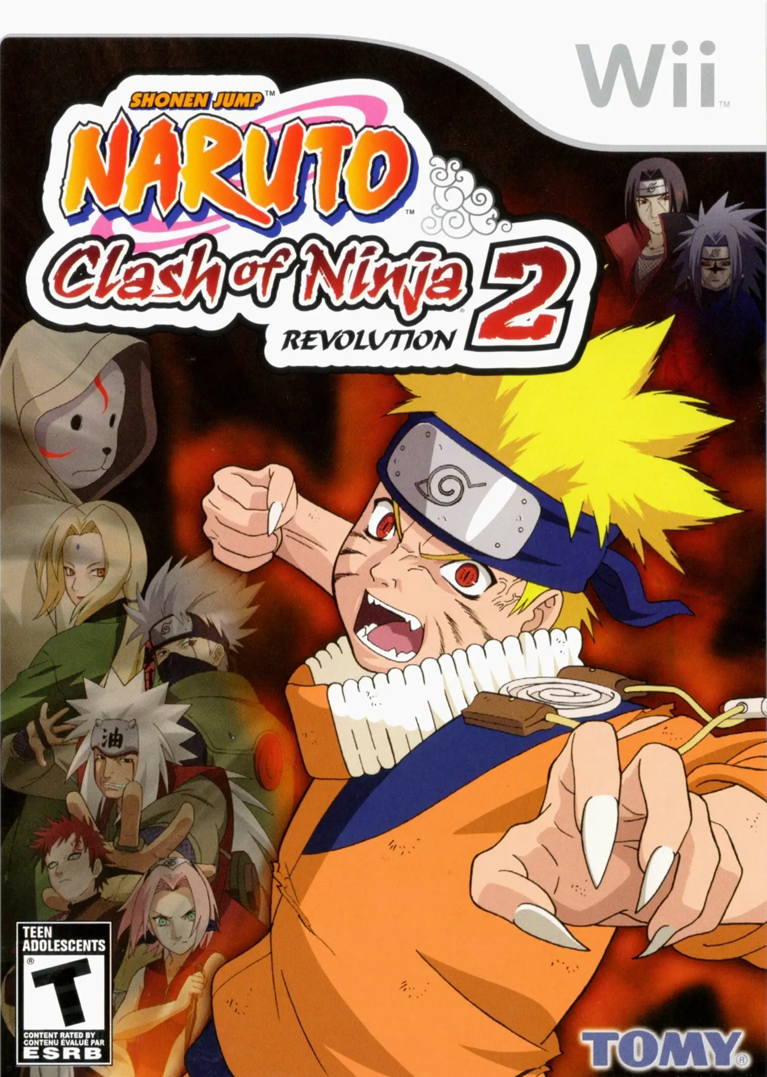 Capa de Shonen Jump Naruto: Clash of Ninja Revolution 2