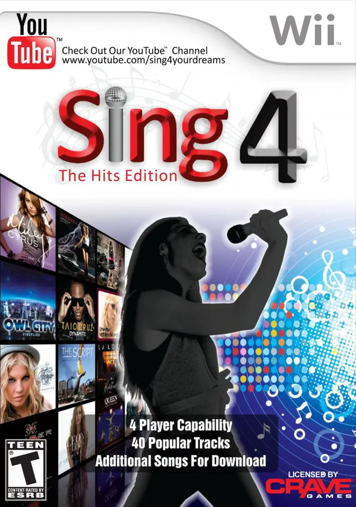 Capa de Sing 4: The Hits Edition
