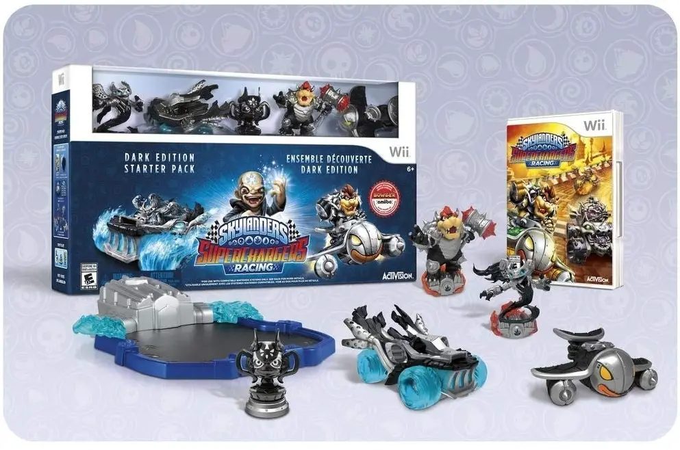 Capa de Skylanders SuperChargers Racing [Dark Edition Starter Pack]