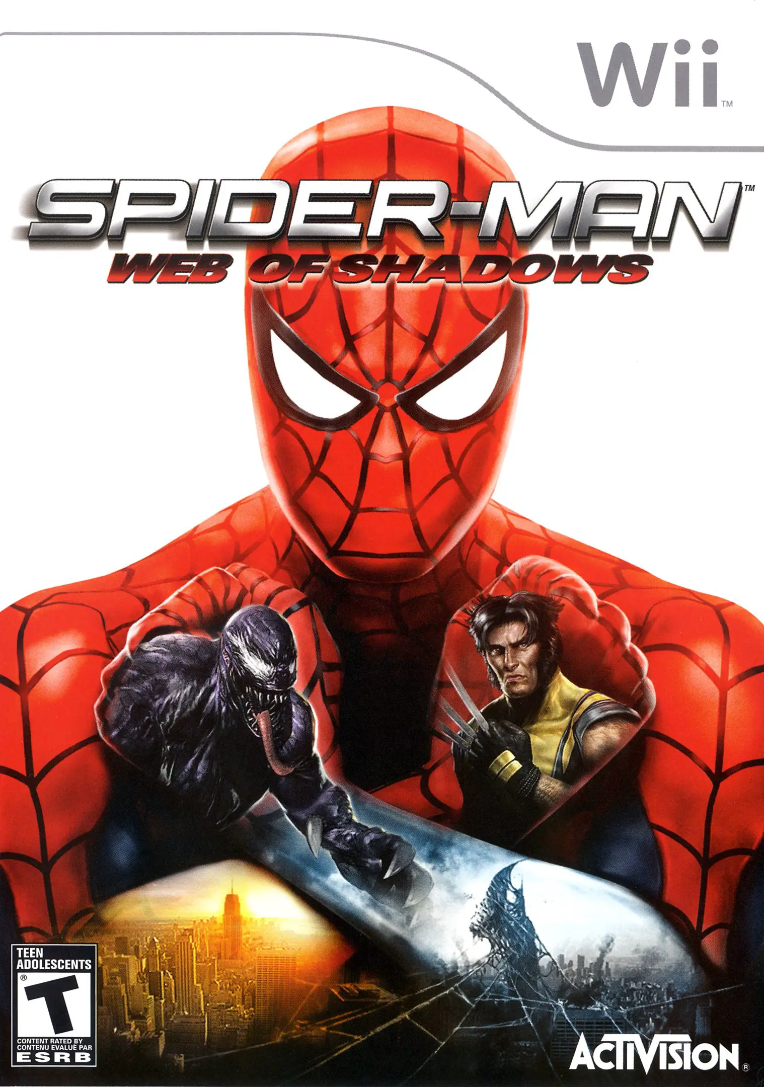 Capa de Spider-Man: Web of Shadows