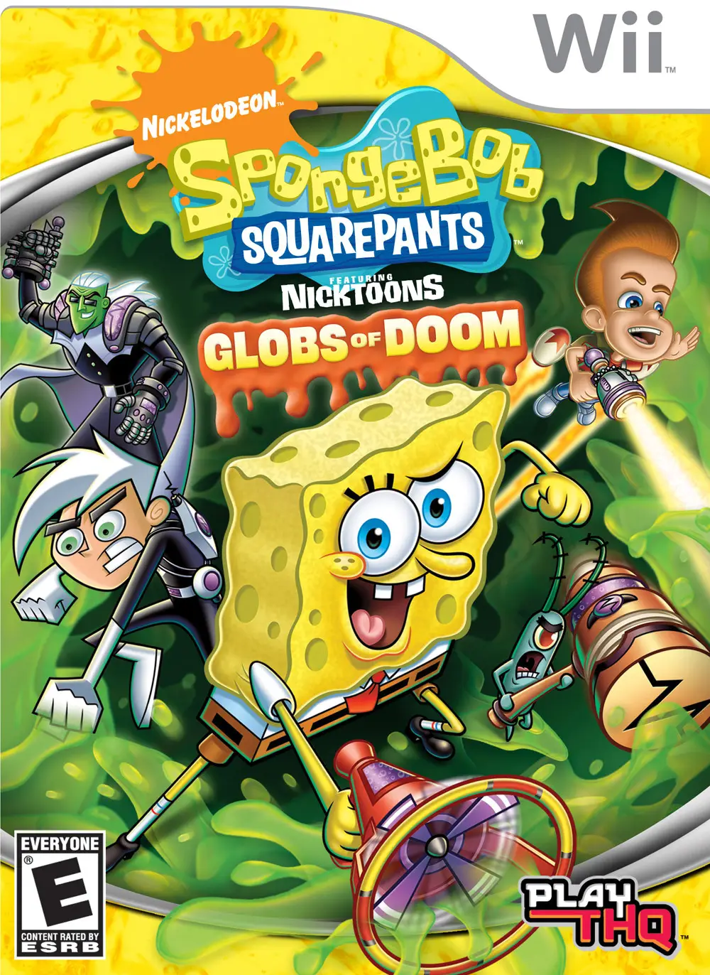 Capa de SpongeBob SquarePants featuring Nicktoons: Globs of Doom