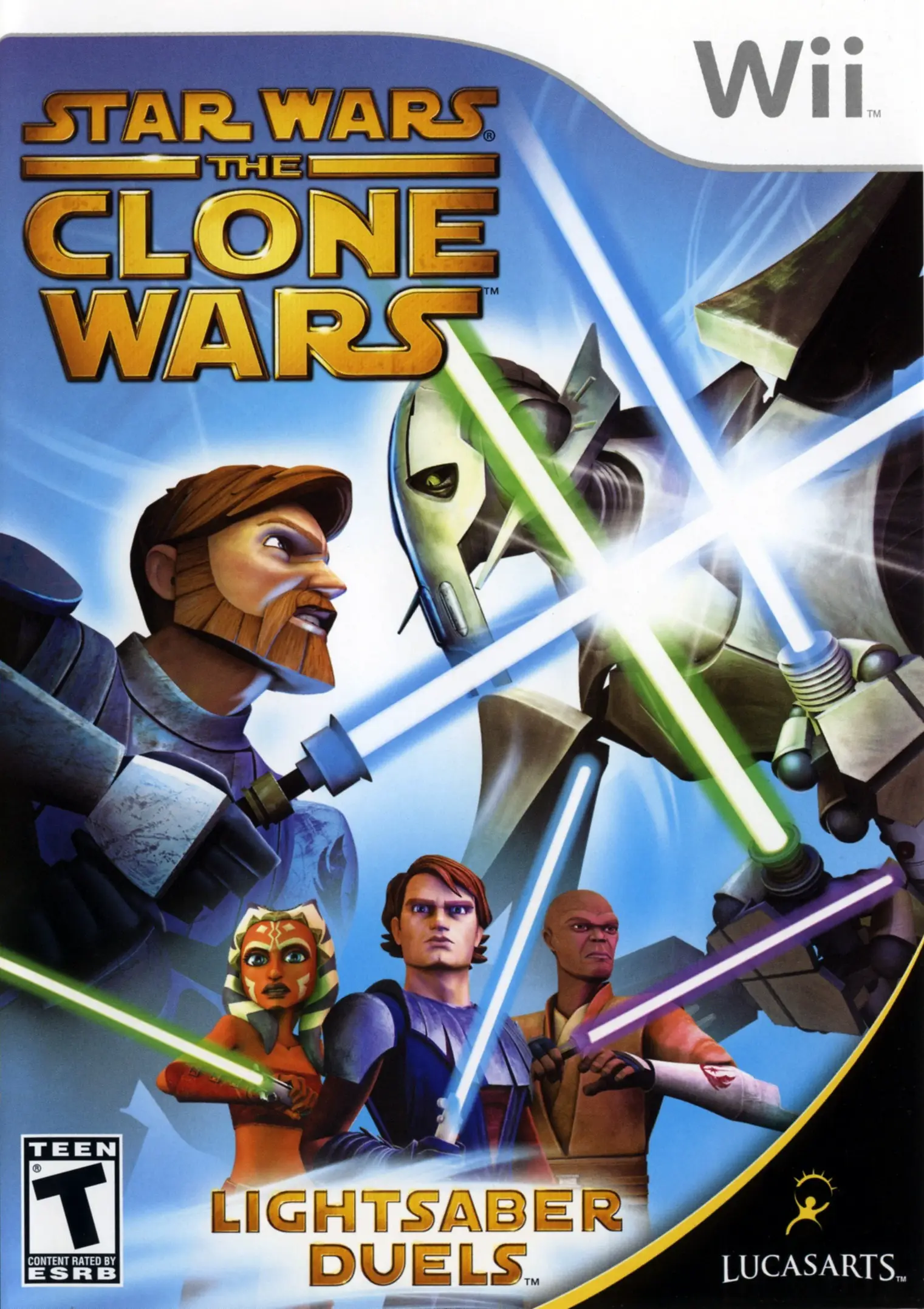 Capa de Star Wars The Clone Wars: Lightsaber Duels