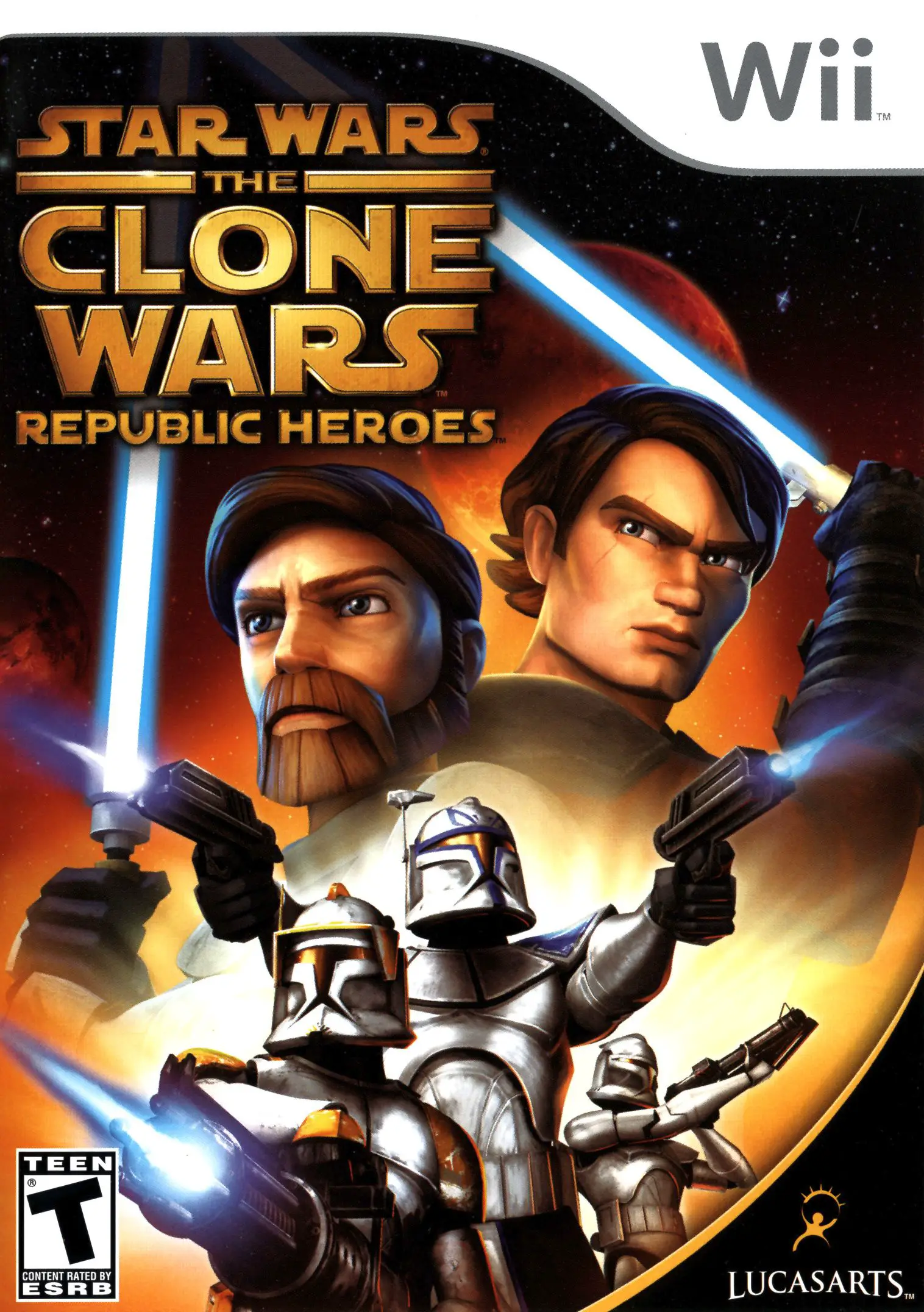 Capa de Star Wars The Clone Wars: Republic Heroes