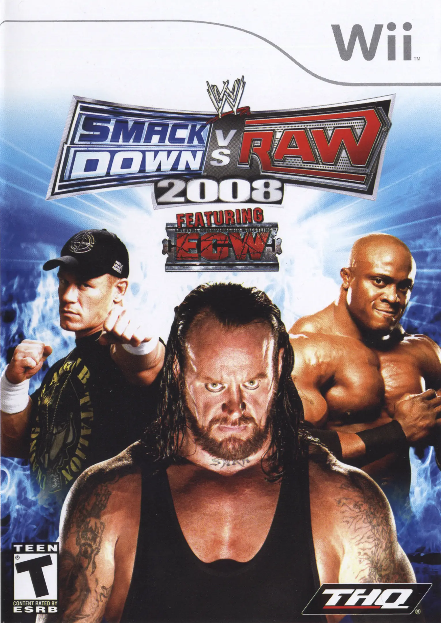 Capa de WWE SmackDown vs. Raw 2008