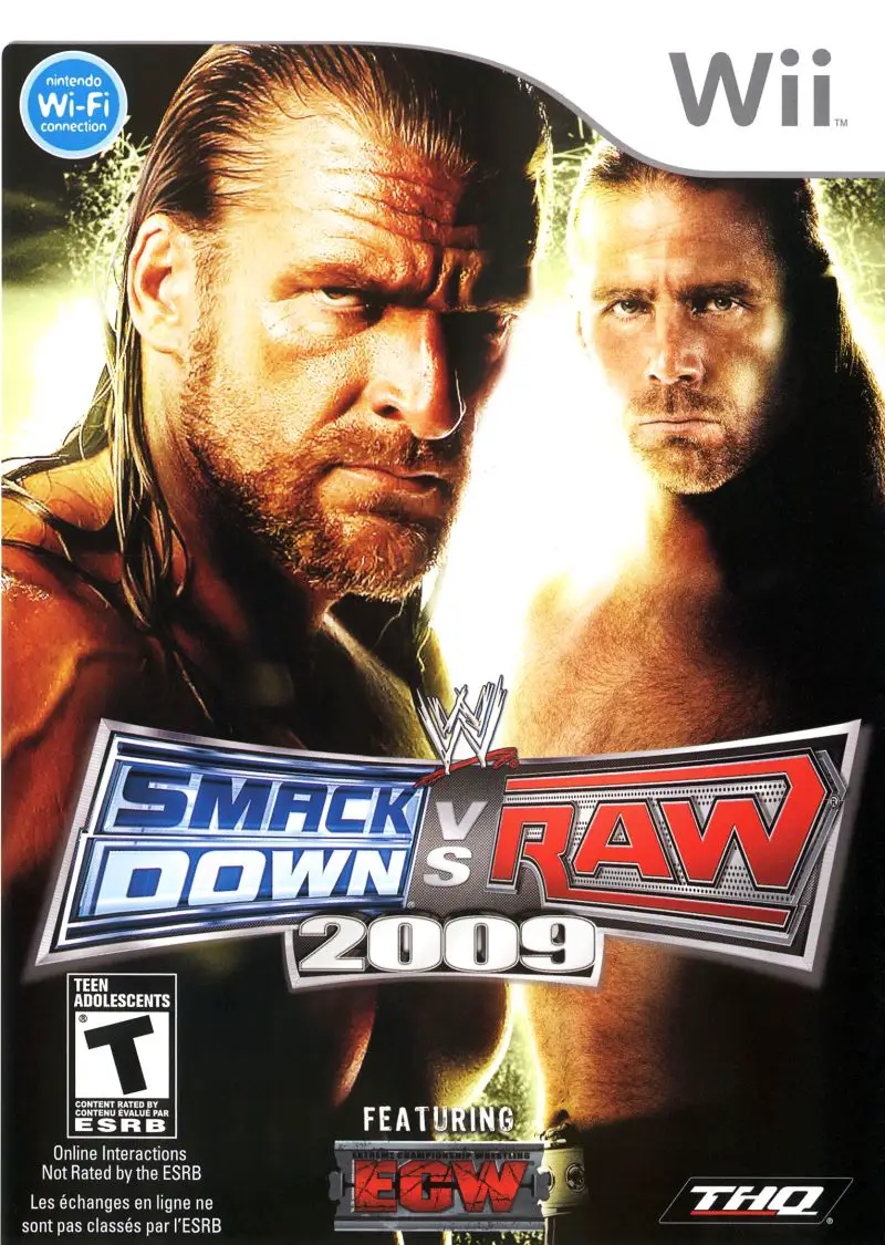 Capa de WWE SmackDown vs. Raw 2009