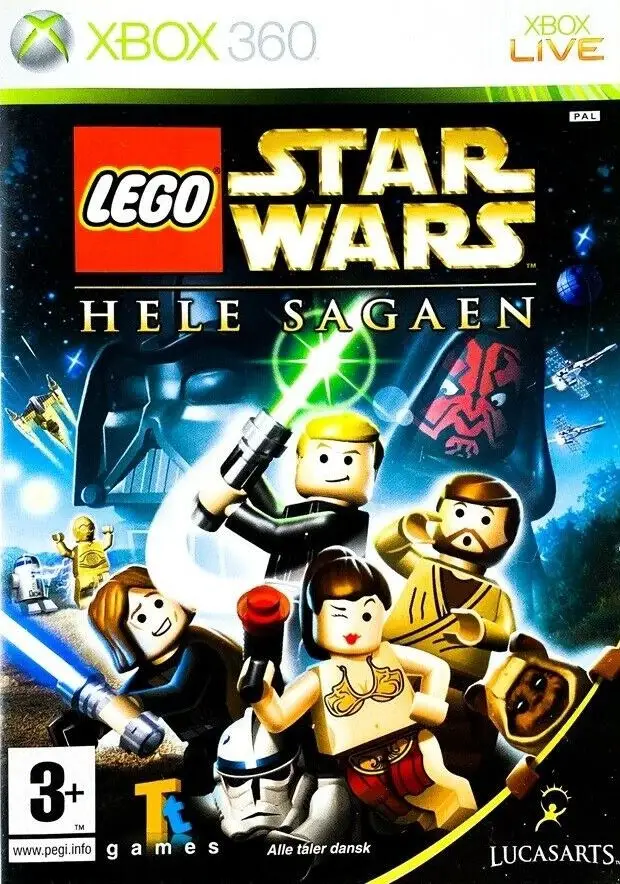 Capa de LEGO Star Wars Hele Sagaen