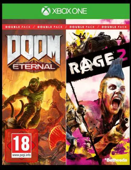 Capa de Action Pack: DOOM Eternal + Rage 2