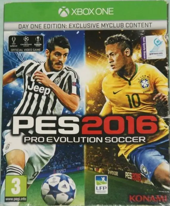 Capa de Pro Evolution Soccer 2016 [Day One Edition]