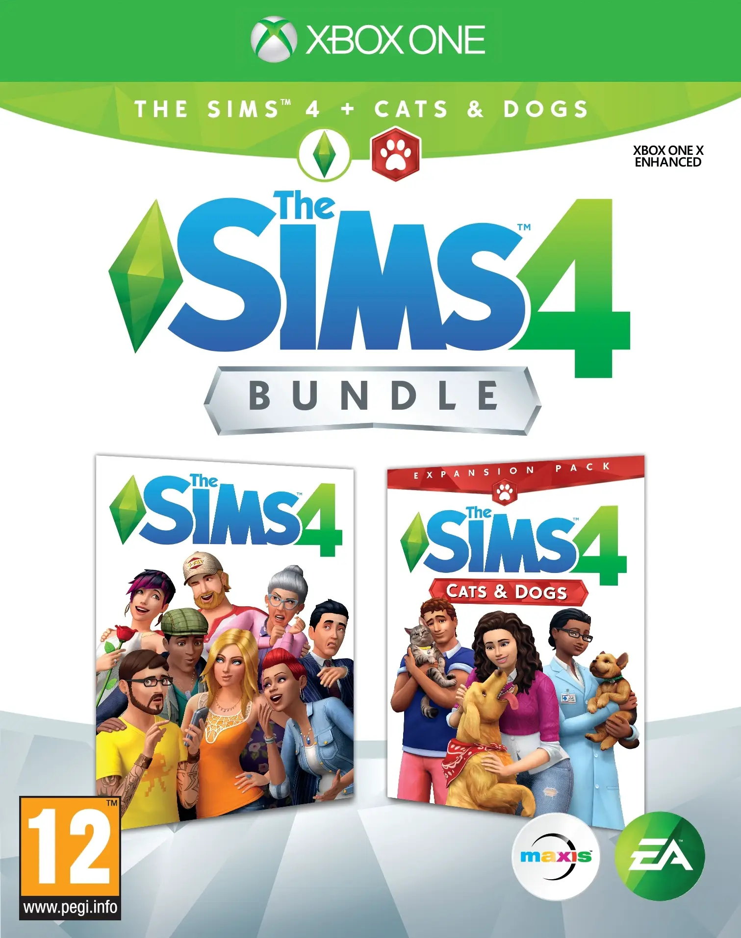 Capa de Sims 4 Bundle: The Sims 4 / The Sims 4: Cats & Dogs